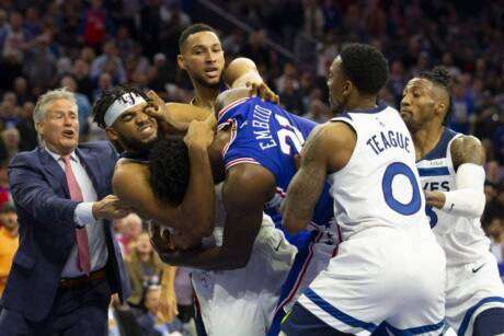 Joel Embiid et Karl-Anthony Towns se disputent sur les réseaux sociaux