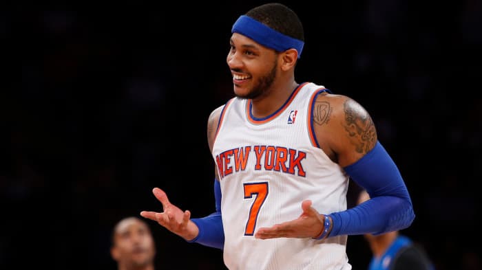 Carmelo Anthony aimerait que les Knicks retirent son numéro