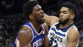 Joel Embiid et Karl-Anthony Towns expulsés pour une altercation