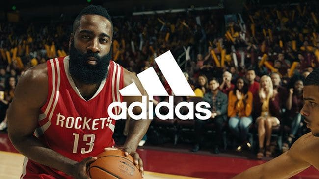 Une publicité d'Adidas proclame Harden « meilleur marqueur de l'histoire »