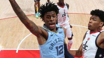 Ja Morant connait tout un match face aux Wizards