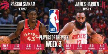 Pascal Siakam élu joueur de la semaine dans la Conférence de l'Est