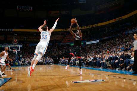 Les Raptors ont eu chaud face au Thunder