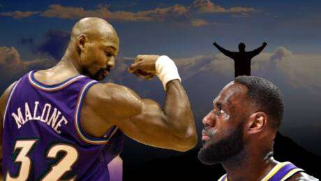 LeBron James a un rendez-vous avec Karl Malone
