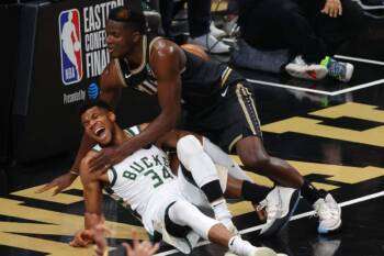 Blessure au genou : Giannis Antetokounmpo évite le pire