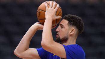 Klay Thompson présent à l'entraînement des Warriors pour une première fois en 15 mois