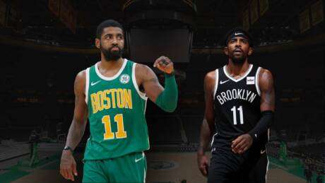 Kyrie Irving victorieux lors de son retour à Boston