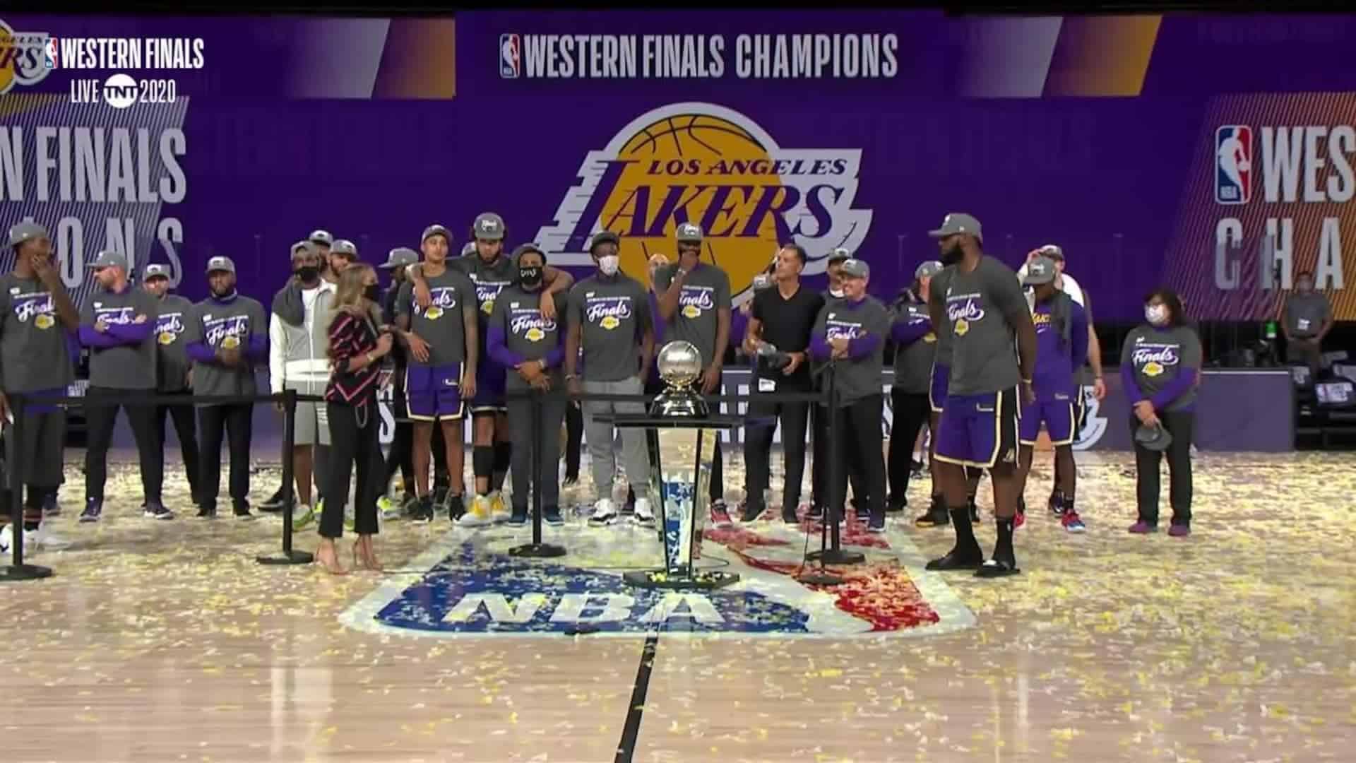 Les Lakers sont champions de l’Association de l’Ouest