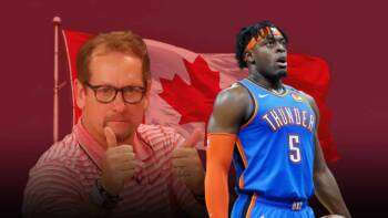 Nick Nurse lance des fleurs à Luguentz Dort