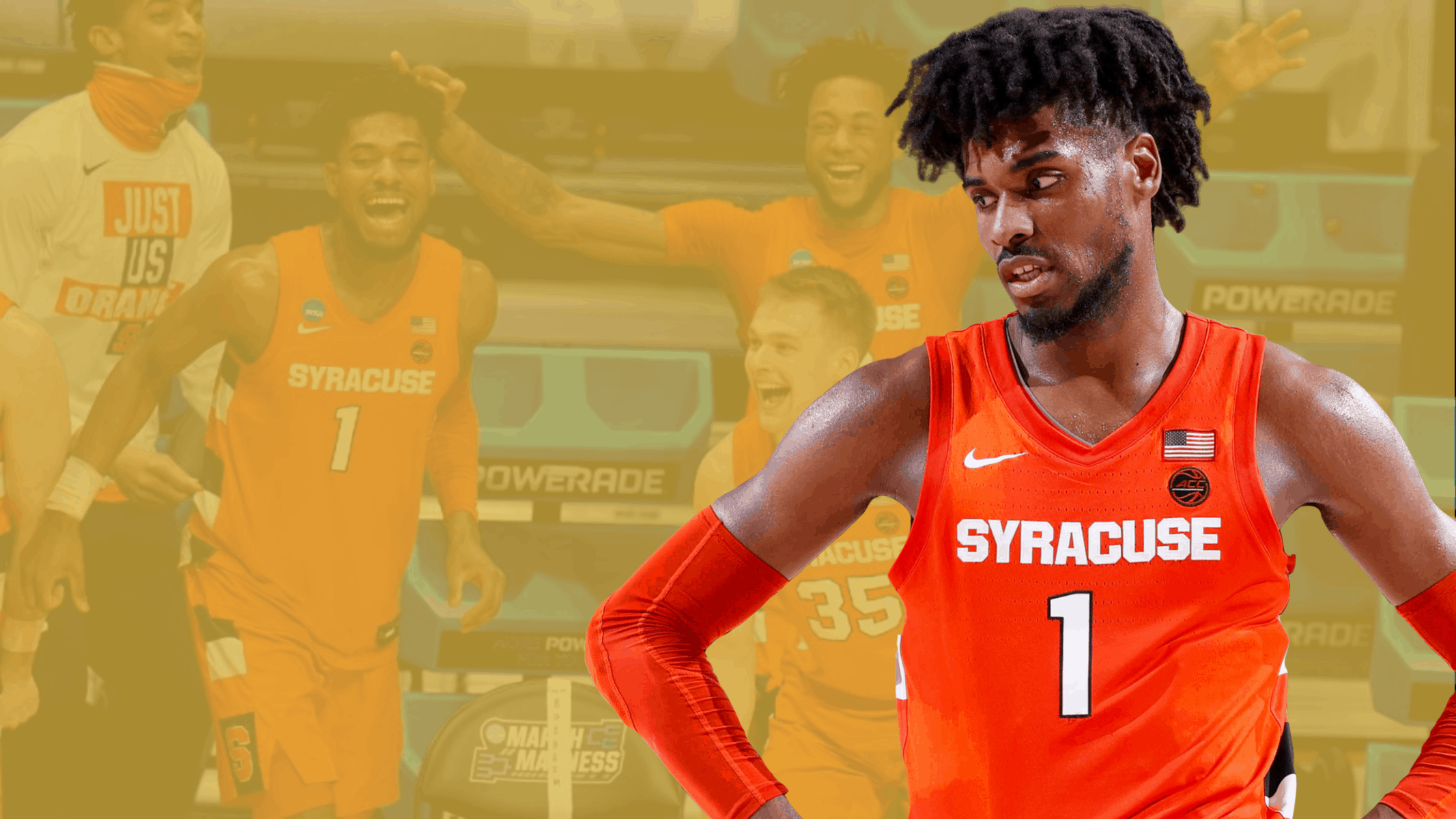 Quincy Guerrier et Syracuse surprennent San Diego State au March Madness