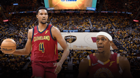 Rajon Rondo lance des fleurs à Evan Mobley