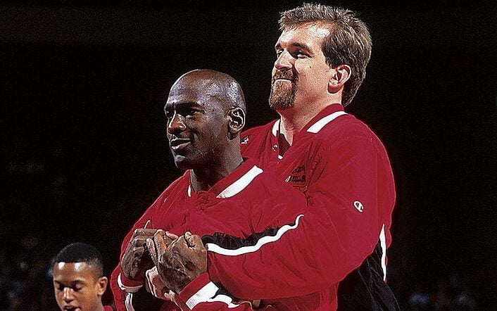 Michael Jordan et Bill Wennington