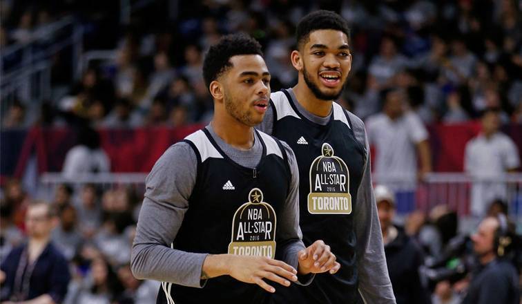 Karl-Anthony Towns veut jouer avec D'Angelo Russell