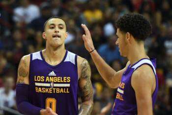 Kyle Kuzma commente sa relation avec Lonzo Ball