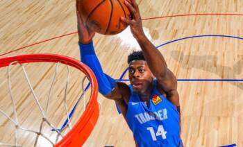 Luguentz Dort inscrit 15 points pour le Thunder