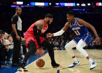 Ovation pour Carmelo Anthony au MSG