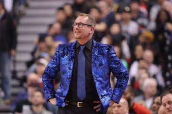 Nick Nurse est l'entraîneur du mois dans l'Est