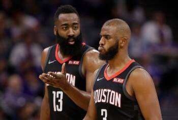 James Harden : «Il n’y a pas de tension entre moi et Chris Paul.»