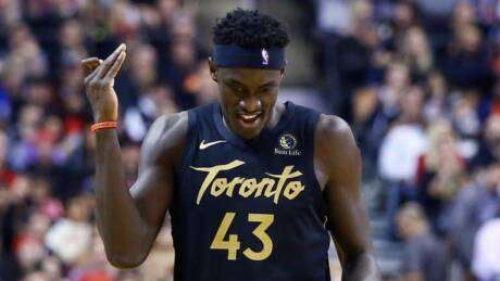 Pascal Siakam sur le cinq partant du Match des étoiles