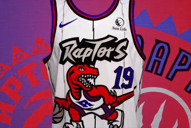 Les Raptors ramènent le premier uniforme de leur histoire