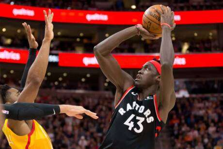 Siakam frôle le triple-double dans la victoire des Raptors face au Jazz