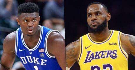 LeBron complimente Zion