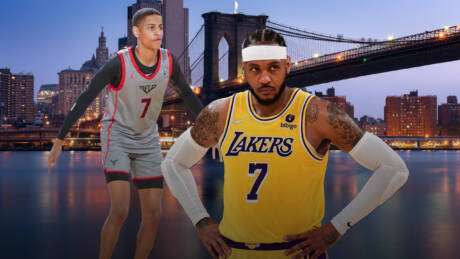 Carmelo Anthony et Kiyan Anthony