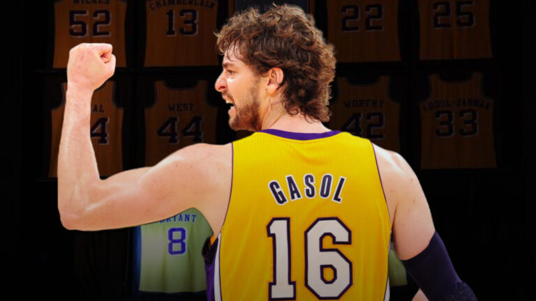 Le numéro 16 de Pau Gasol sera retiré par les Lakers