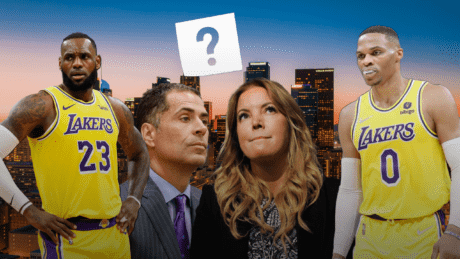 LeBron James Rob Pelinka Jeanie Buss Russell Westbrook